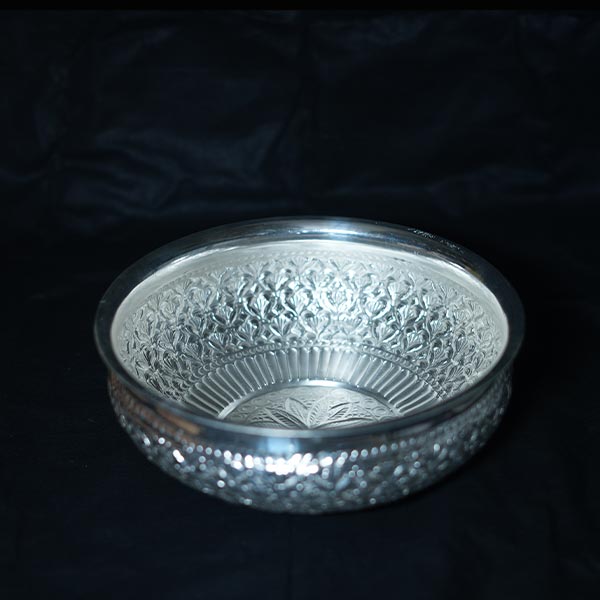 German Silver Thali Plate